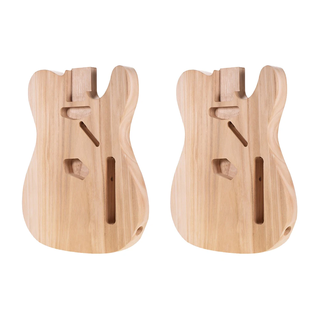 

2Pcs Unfinished Electric Guitar Body for TL Guitar DIY Accessory