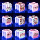 Из серии LOL Surprise Куклы Будильник цифровой световой светодиодный часы Lols Детский письменный стол с любимыми персонажами из мультфильмов для девочек, игрушки Спальня Гостиная домашний декор