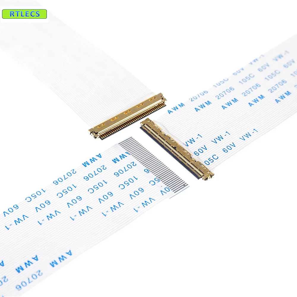 

Гибкий плоский ленточный кабель FFC FPC I-PEX 20453-040, 20 шт., 40 контактов, с шагом 0,5 мм, панель EDP 100, 150, 200, 300 мм, Обратные разные стороны