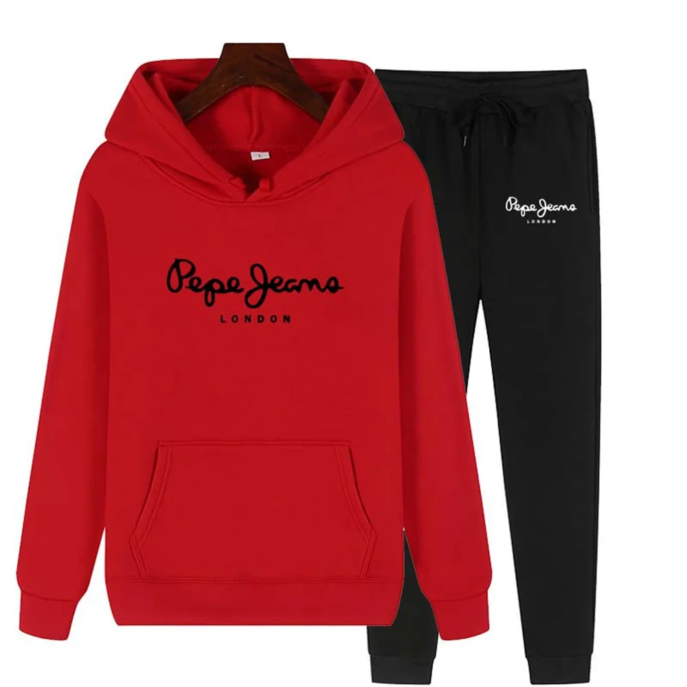 

2021 New Men and Women Printing Spring and Autumn Season Printing Street Fashion Sports Casual Hoodie Clothes Pants Suit