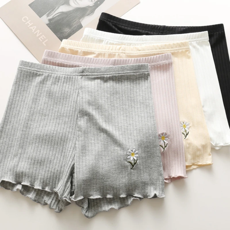 Летние женские шорты безопасности штаны дышащие трусики хлопок боксеры