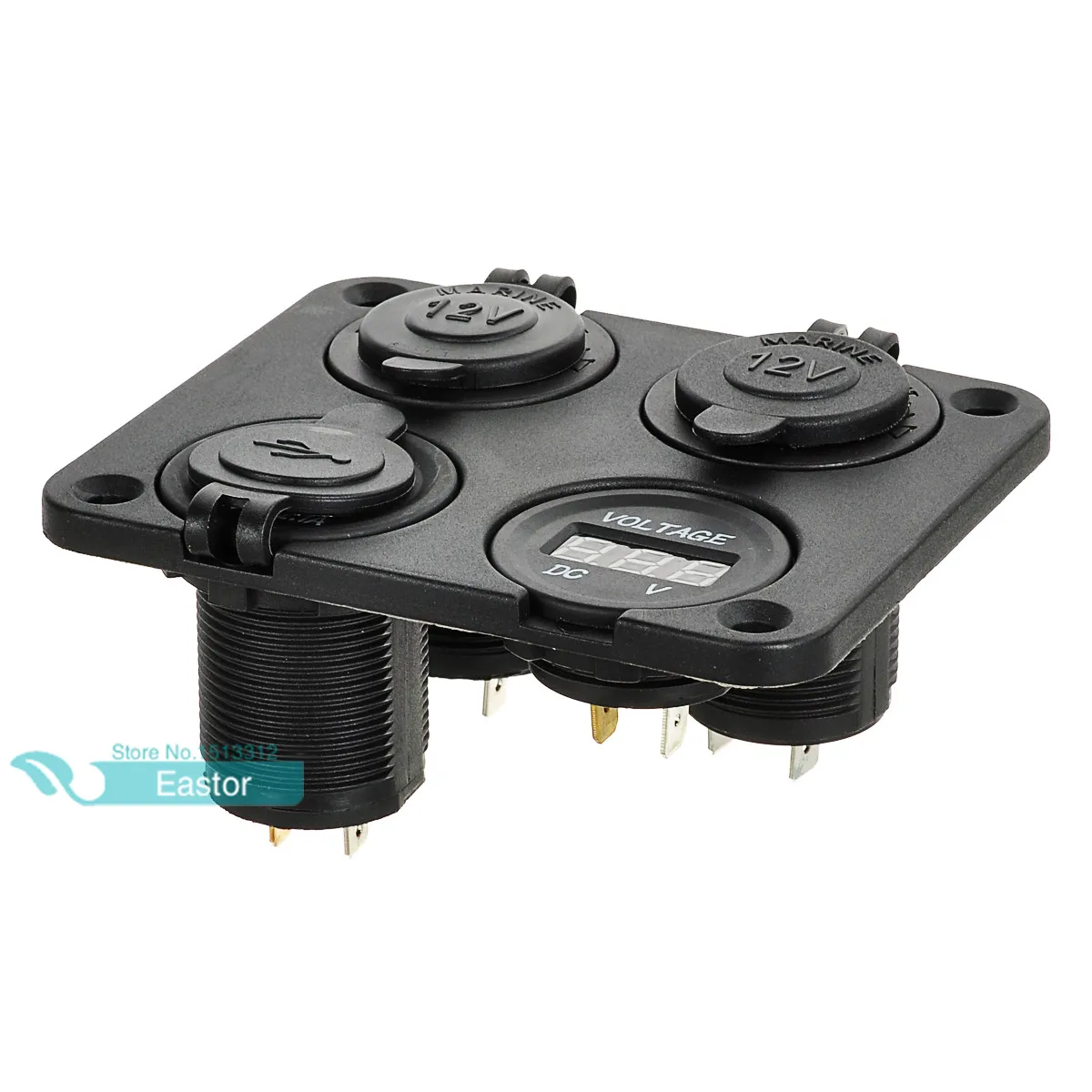 4 в 1 вольтметр для автомобиля лодки морского автофургона | Автомобили и мотоциклы