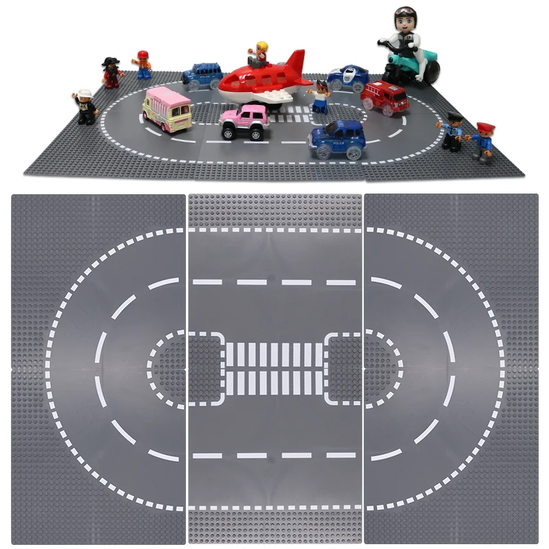 Классические городские дорожные базовые тарелки маленького размера DIY Кирпичи