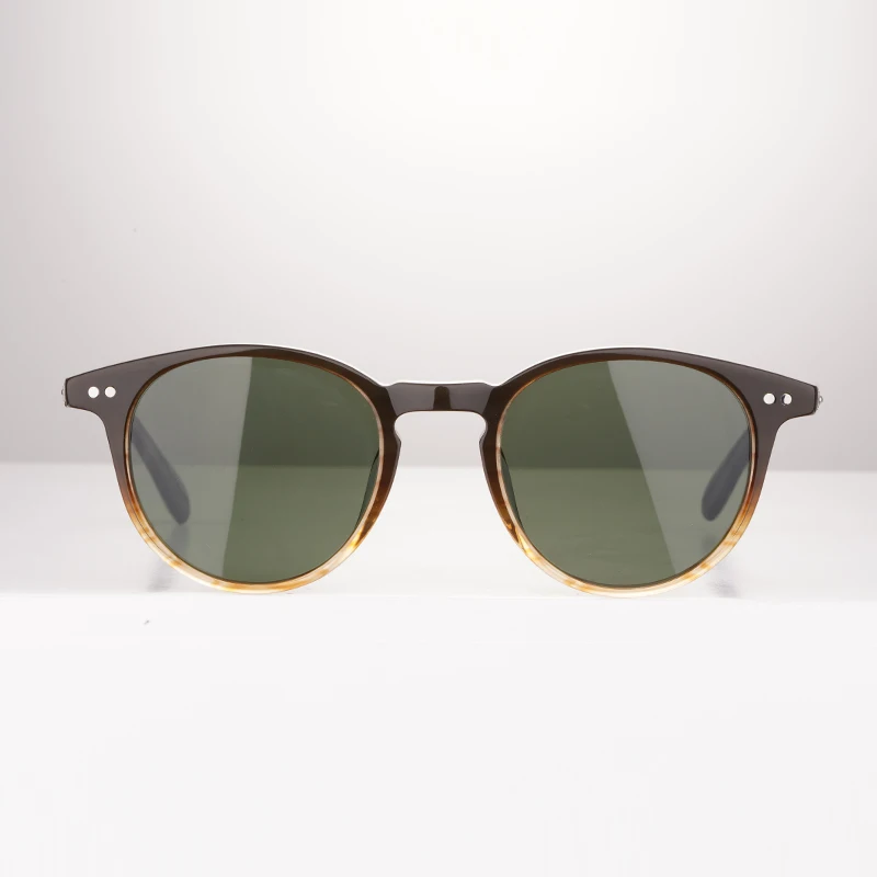 QOOLSUN бренд сэр О 'круглые ретро очки прозрачные солнцезащитные Для мужчин OV5256