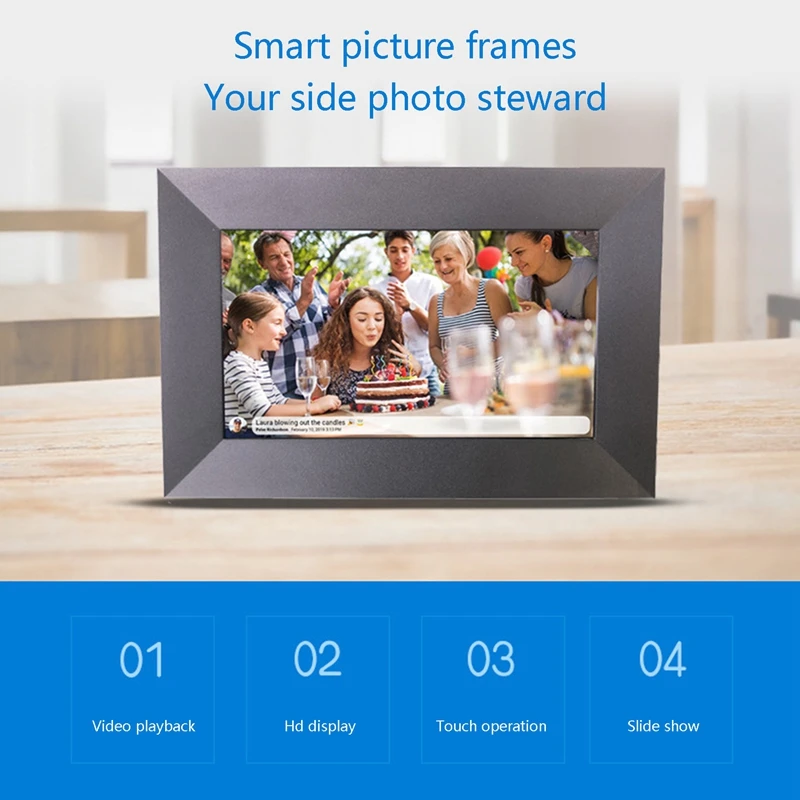 8 дюймовая фоторамка 1 + 16G 1280X800 Smart WiFi электронный альбом Поддержка