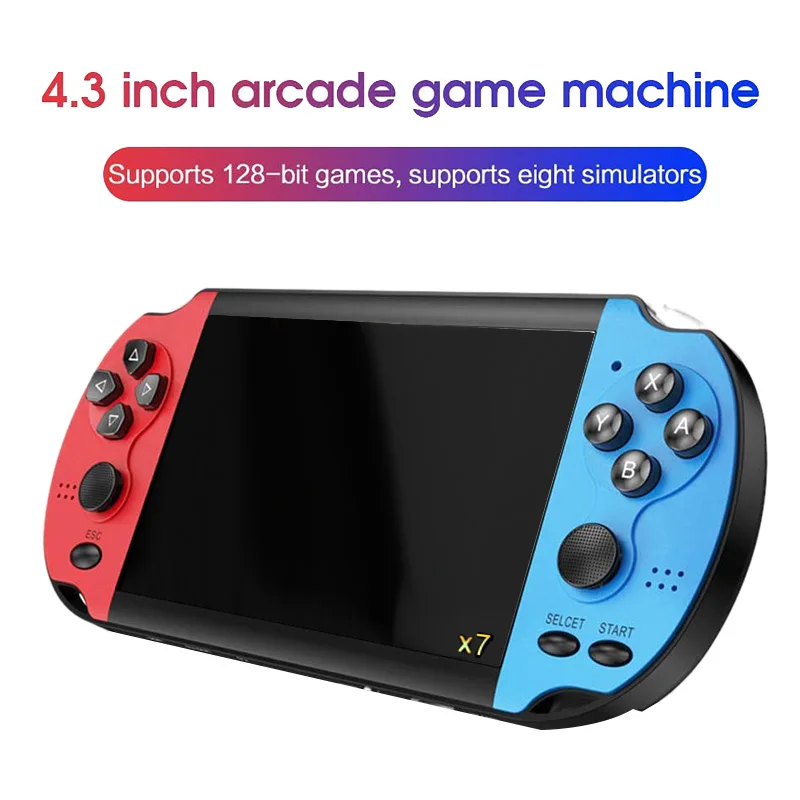 Портативная игровая консоль ретро 4 3 дюйма HD Sn портативная консоль|Игровые
