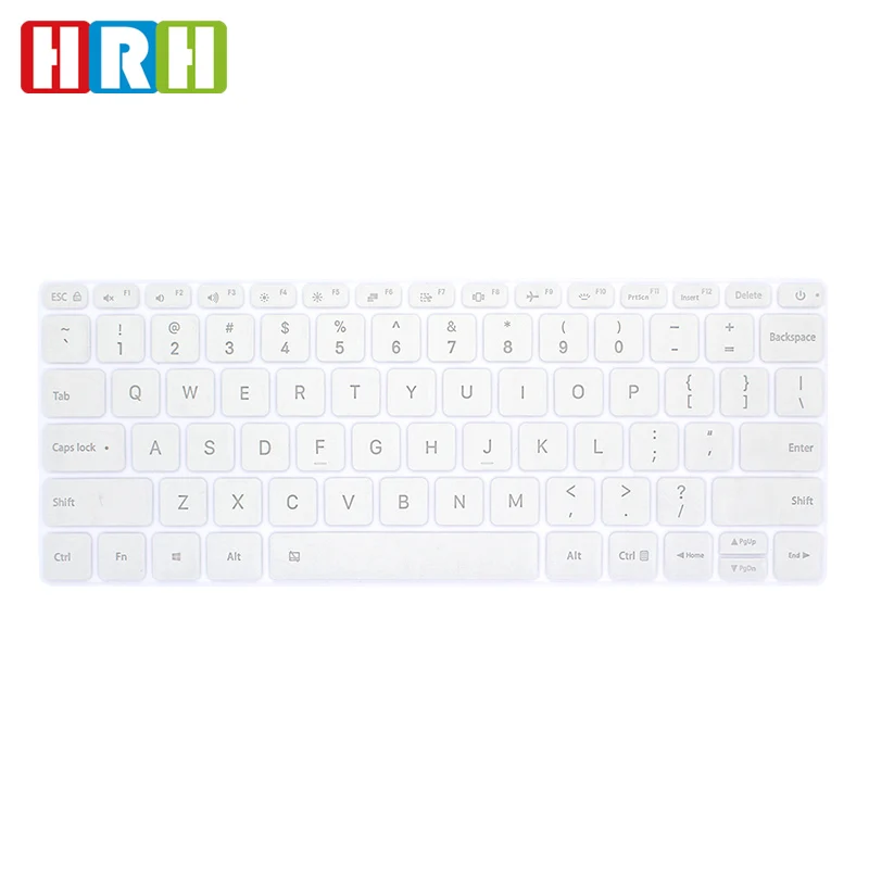 

HRH Thin Waterproof Glow In The Dark Keyboard Cover Silicone Skin for Xiaomi Air 12.5" Laptop Backlight Keyboard Protective Film