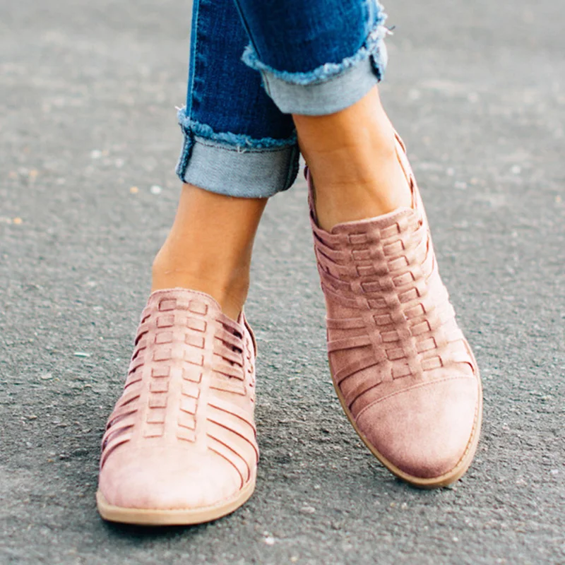 2020 женские ботильоны Женские открытые туфли на высоком каблуке Удобные низком