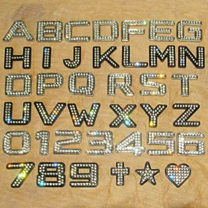 Металлическая 3d-эмблема алфавита, хромированные наклейки, цифровой значок, логотип автомобиля, Аксессуары для автомобилей и мотоциклов