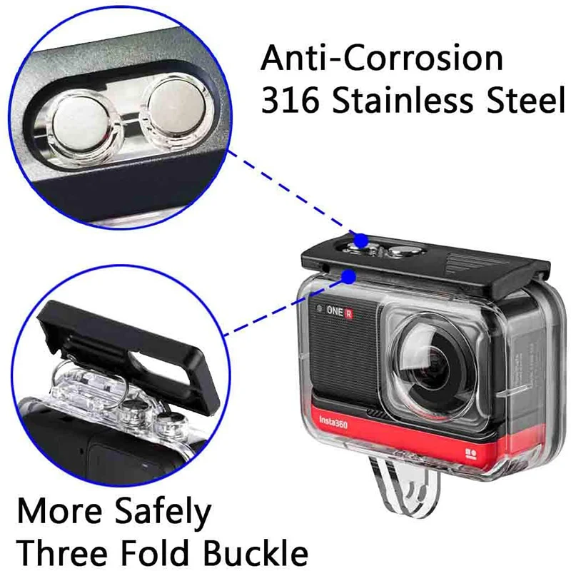 40 м подводный Корпус чехол Водонепроницаемый Защитная крышка объектива для