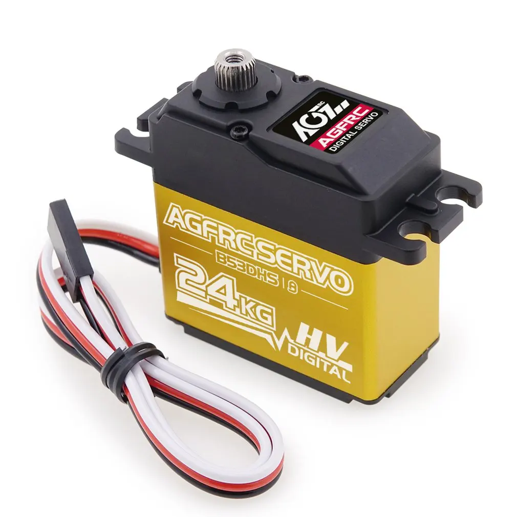 

AGF B53DHS 24KG Digital Servo High Voltage 8.4v Programmable Digital Servo For Robot Vehicle And Ship