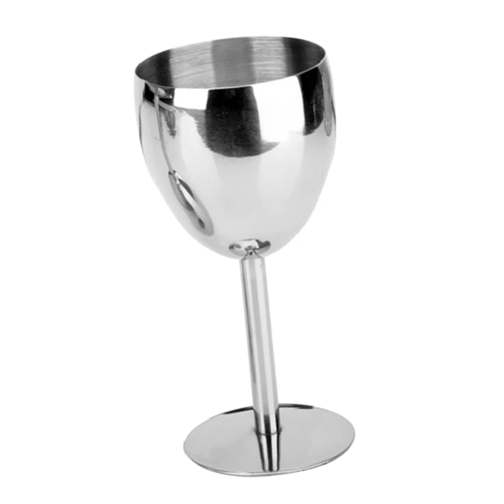 Бокалы Для Вина Goblets 14 5 см из нержавеющей стали бар патио спа посуда чашка для