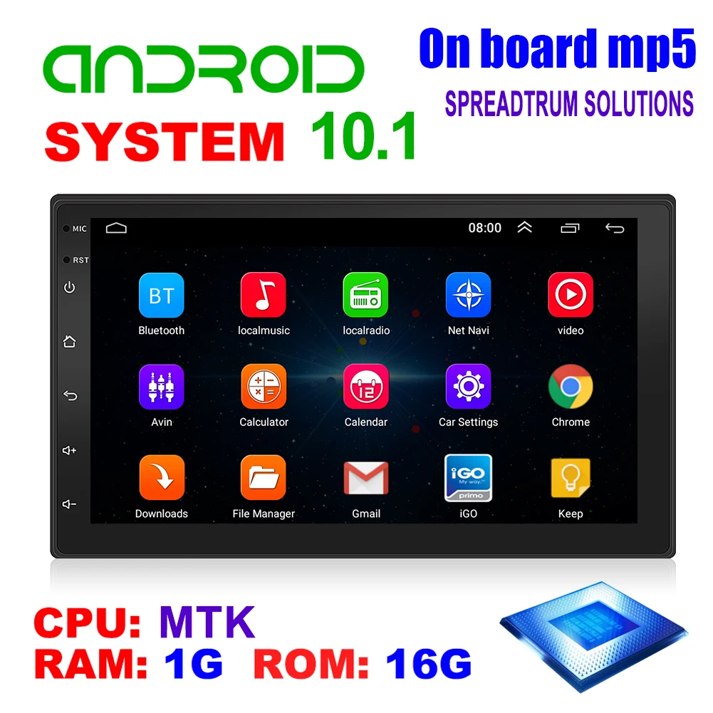 

Автомобильный радиоприемник 10,1 S Android 2 DIN WiFi GPS, головное устройство, мультимедийный видеоплеер для улицы, личное украшение автомобиля