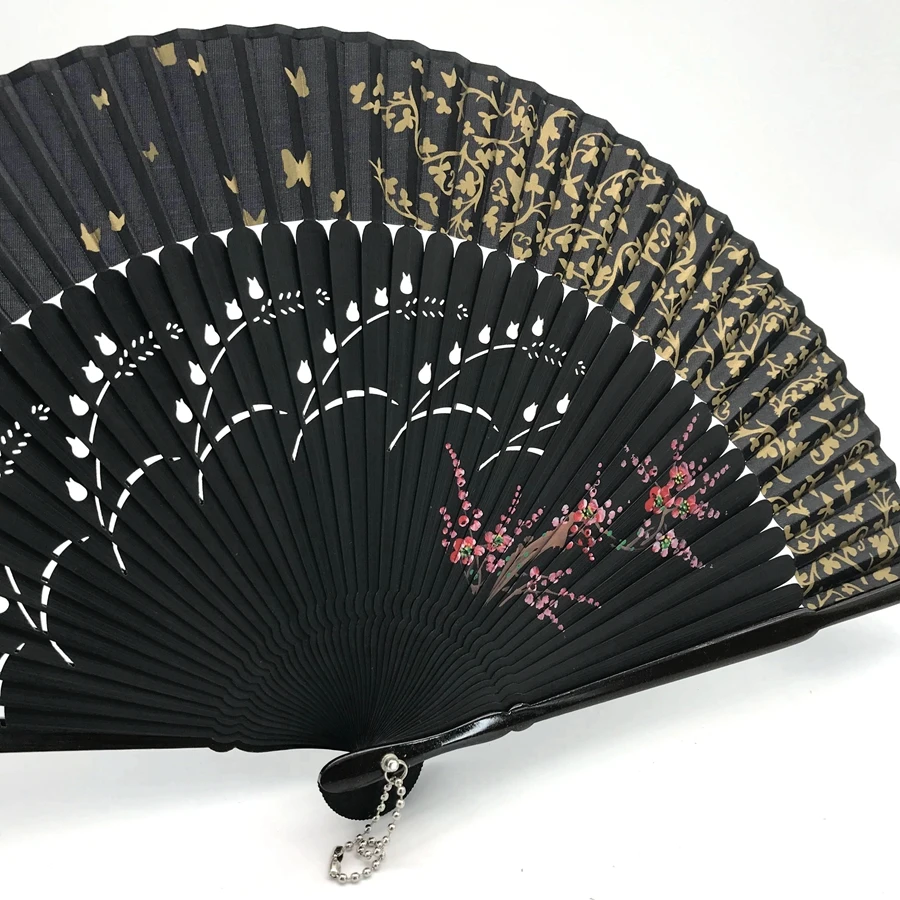 Бесплатная доставка 1 шт. высокое качество японский шелк Сакура картина складной