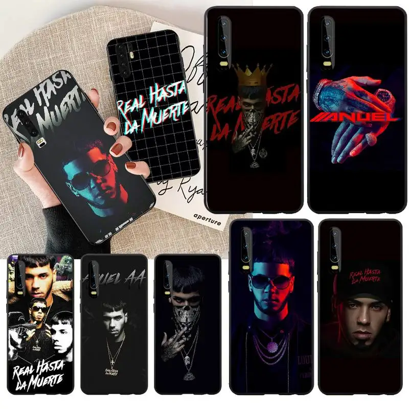 Мягкий ТПУ чехол для телефона NBDRUICAI ануэль АА настоящий мертвый черный Huawei P30 P20 P10