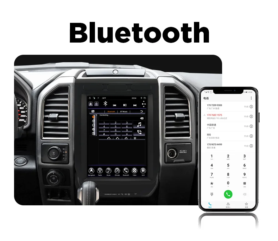 12," Android 4,4 Автомобильный мультимедийный плеер для Ford F150 F250 F350 автомобильный gps-навигатор автомобильный Радио стерео Ram 2G Rom 3 2G