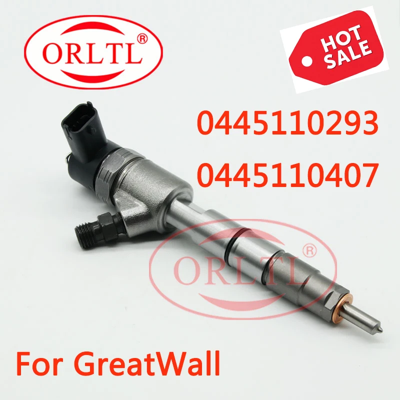 

ORLTL 0445110293 Diesel Fuel Injector 0 445 110 293 Common Rail Pressure Excavator Injection 0445 110 293 for Bo sch GREATWALL