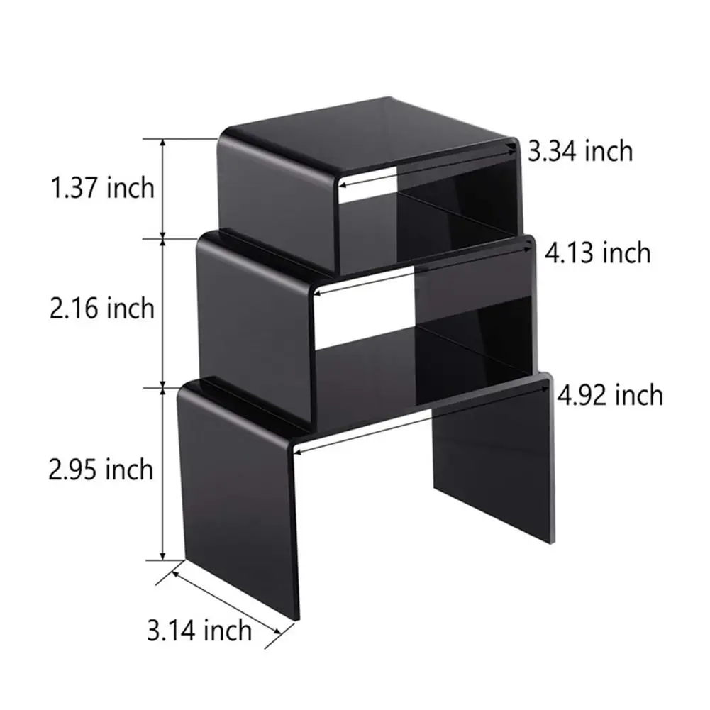 Наборы акриловых витрин розничная продажа витрина s образной Формы для кексов