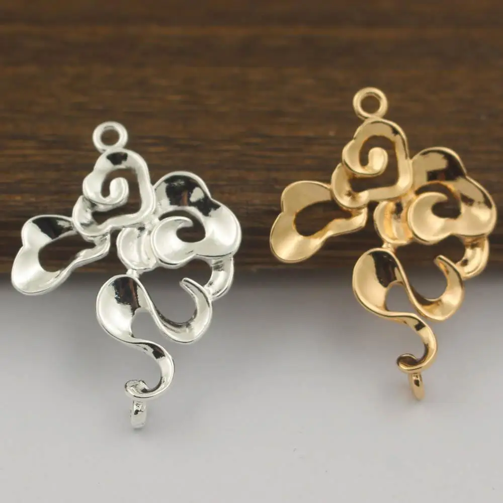 20 шт. латунные подвески в виде цветка|Ювелирная фурнитура и компоненты| |