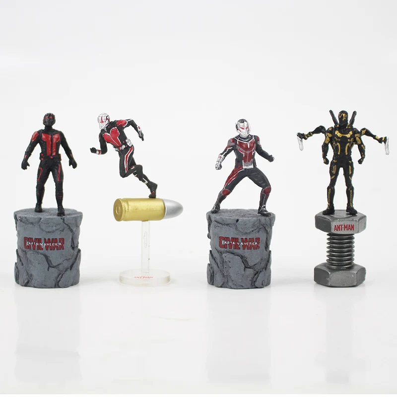 6 см с героями комиксов Марвел Мстители человек-муравей антман желтая куртка