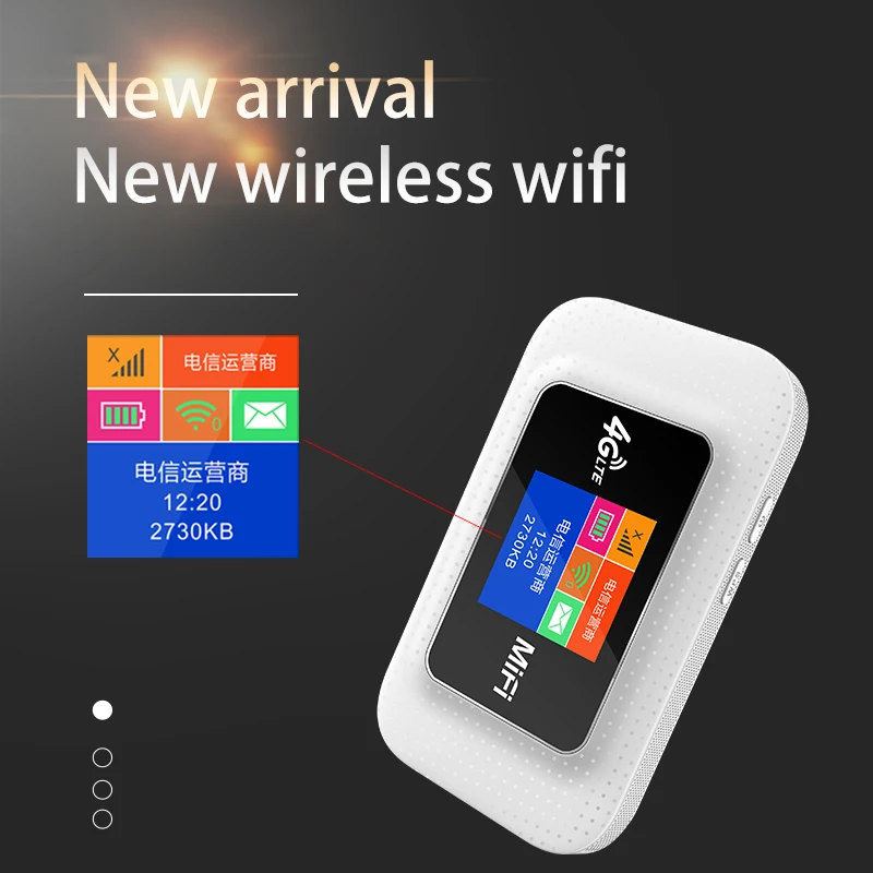 4G LTE Mobile Hotspot Wireless Broadband Mini Mifi Unlock 4G 3G Modem Portable Wifi Router Repeater Dongle