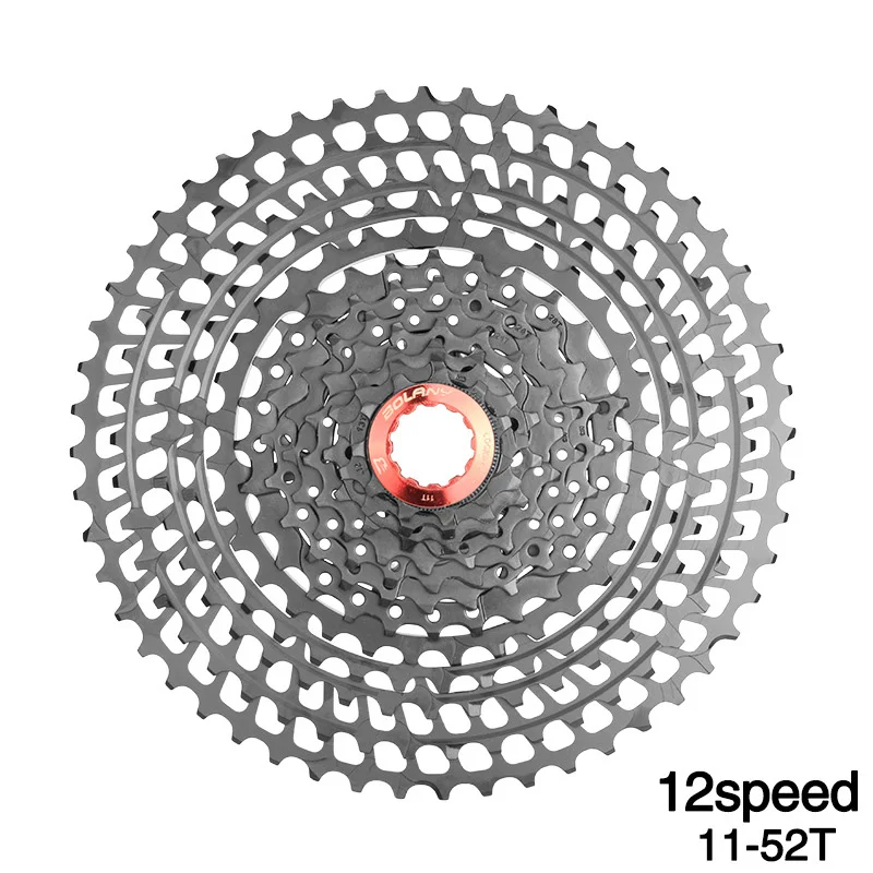 

MTB Bicycle 10/11/12 Speed Cassette 11-50T/52T Sprockets Ultralight CNC Freewheel Cassette Bike Spare Parts for Bicycles