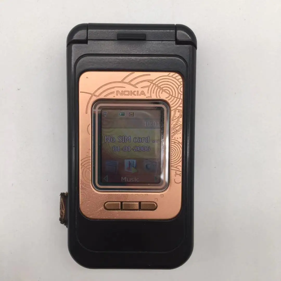 Nokia 7390 Восстановленный Оригинальный разблокированный телефон GSM FM Bluetooth радио