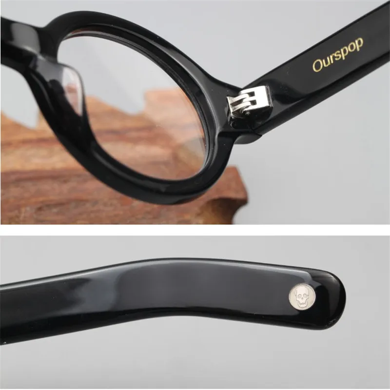 Zerosun круглые очки оправа для мужчин и женщин мужские винтажные черные маленькие