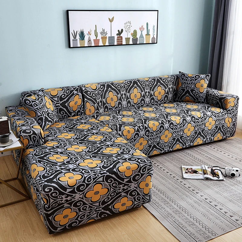 

Chaise Longue Sofa Cover L-shaped Needs Order 2pieces Stretch Sofa Cover Universal Stretch Corner Sofa Cover Sectional Slipcover