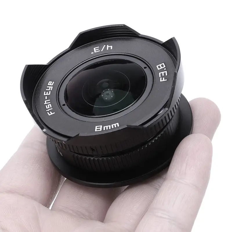 8 мм F3.8 ручной широкоугольный объектив рыбий глаз для Olympus Panasonic M43 MFT OMD EM5 |