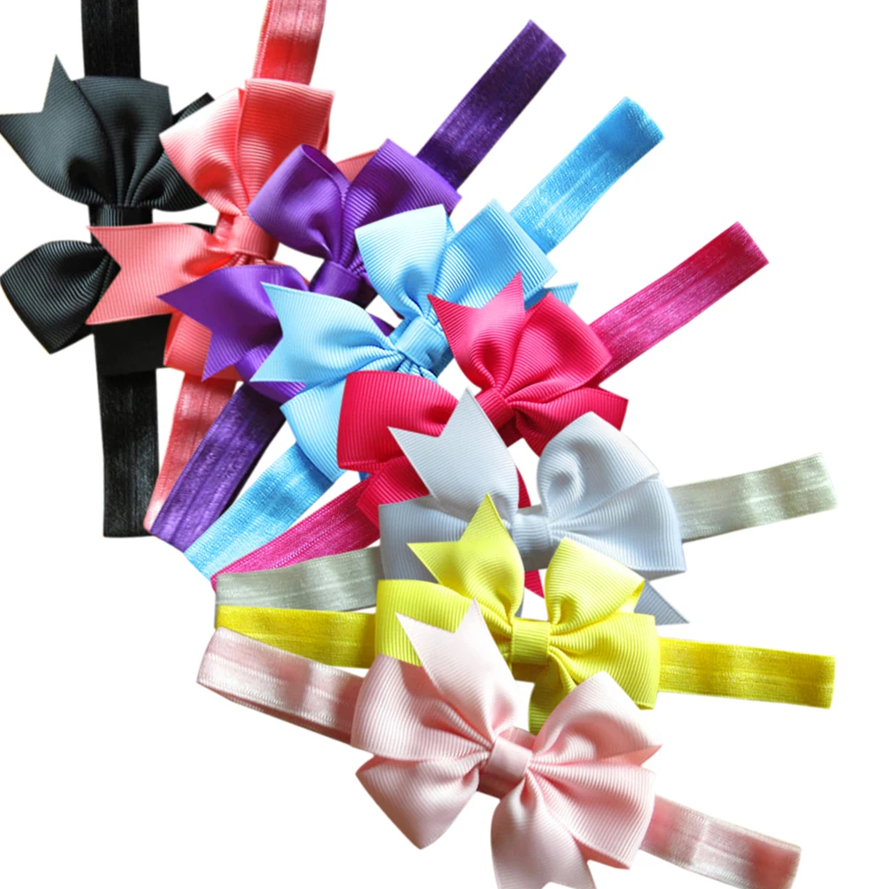 

Новинка; яркие цвета; милая детская эластичная повязка на голову для маленькой принцессы; аксессуары для укладки волос; 2019