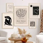 Абстрактные постеры и принты с героями мультфильма Анри матиссе, Девушка Пикассо, бохо, настенная живопись на холсте, настенные картины для декора гостиной