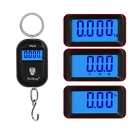25kg portable electronic scale hanging scale backlit pocket scale weighing outdoor for fishing luggage travel steelyard weight