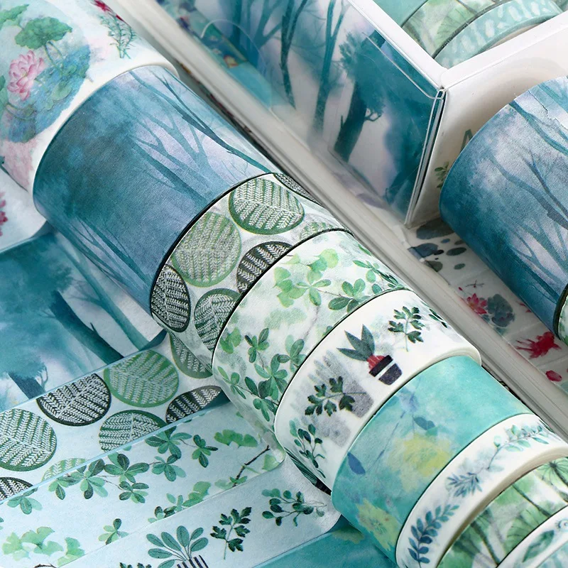 

20Pcs/Set Decorative Kawaii Washi Tape Set Japanese Paper Stickers Japanese Stationery Scrapbooking Supply C & E