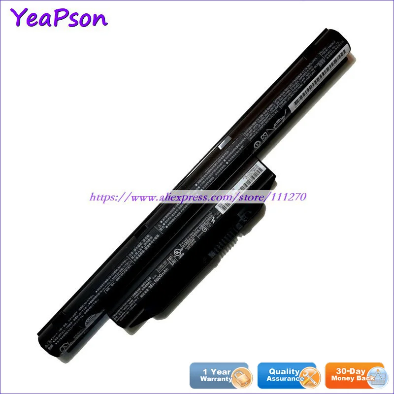 Аккумулятор Yeapson FPCBP426 FMVNBP234 FPB0313S 10 8 В 7100 мА ч 77 Втч для ноутбука Fujitsu LifeBook E751 E743 E753