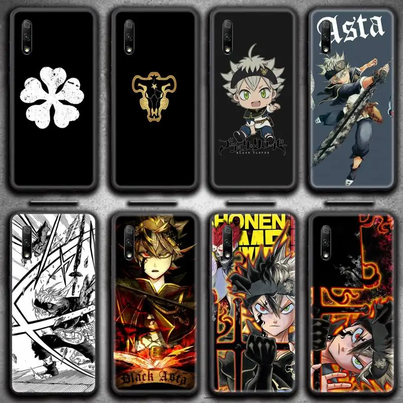 

Black Clover Anime Asta Phone Case for Huawei Honor 30 20 10 9 8 8x 8c v30 Lite view 7A pro