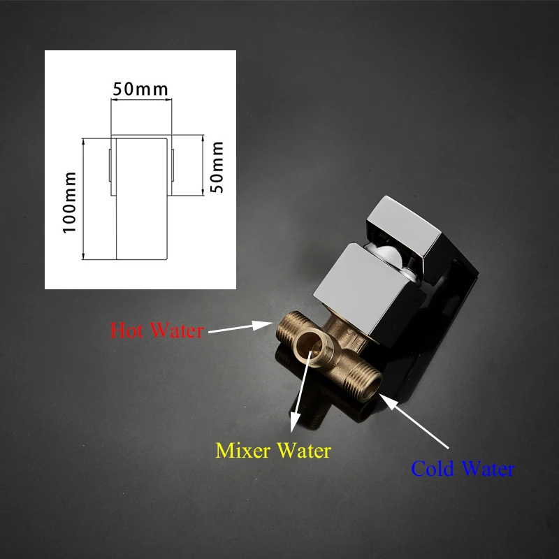 Современный настенный смеситель для раковины ULGKSD с носиком водопада 27 5 дюйма