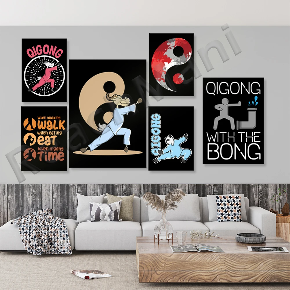 

Stillness - Tai chi painting - Quigong art - Tai chi painting - Tai chi gift - Martial art
