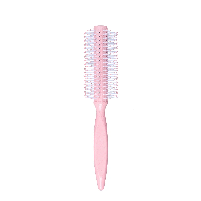 

1pcs Candy Color Shape Roll Comb Contracted Department Beauty Makeup Tools Spring New Wheat Straw Hair Comb