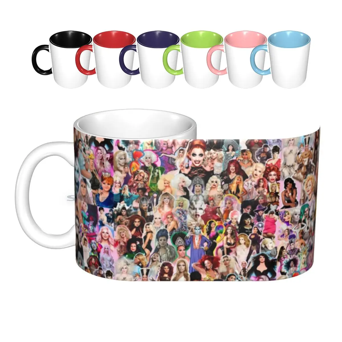 

Керамические кружки Rupaul Queen, чашки для кофе, кружка для молока и чая, рок-гонка, Paul Ru Paul Queen s, Bianca Del, сезон 6, не сегодня, сатана