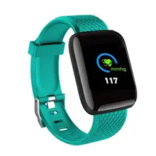 116Plus Smart Band Watch Bluetooth Heart Rate Blood Pressure Monitor Fitness Tracker Wristbands Wearable Devices Pedometers