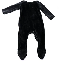 casual thicker velvet baby romper for girls boys autumn winter long sleeves outfits footies kids childs winter pajamas clothes