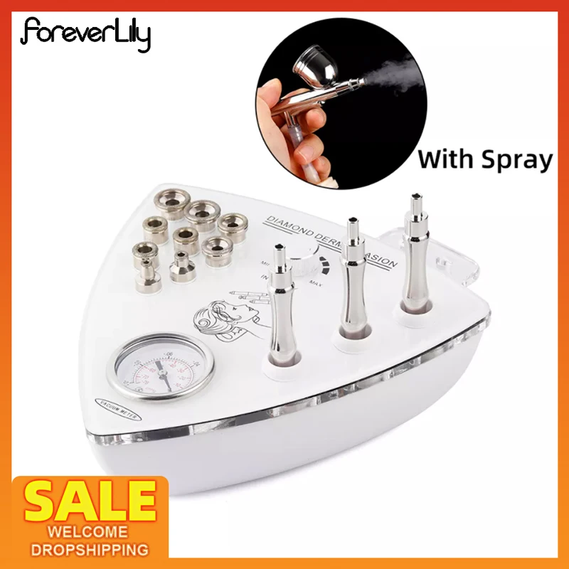 

Diamond Microdermabrasion Peel Device Skin Exfoliator Water Sprayer Hydrafacial Machine Anti Wrinkle Lifting Blackhead Remover