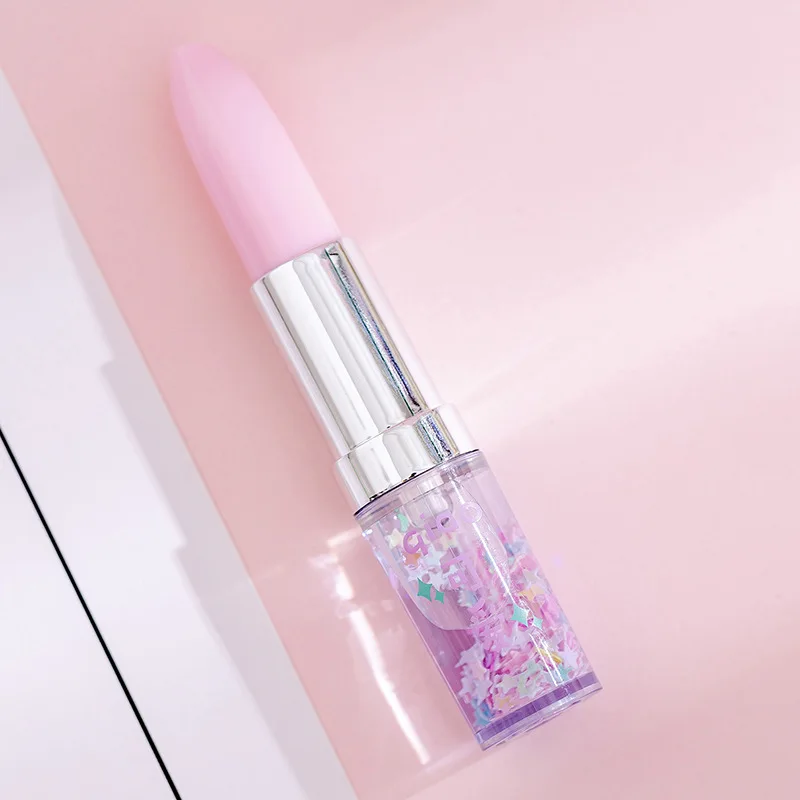 Creative Colored 0.38mm Lipstick Gel Pen Cute Kawaii Liquid Ink School For Kids Girls Writing Novelty Gift Koean Stationery | Канцтовары