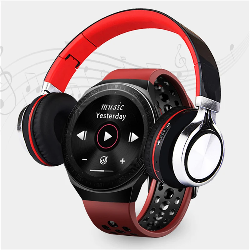 TROZUM MT3 вызовов через Bluetooth круглые Смарт часы музыкальный плеер для занятий