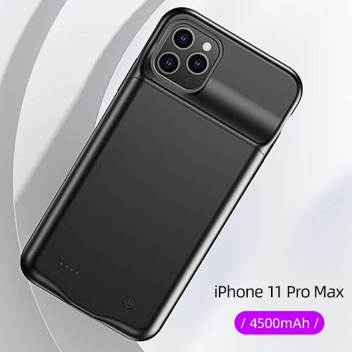 Чехол для зарядного устройства USAMS для iPhone 11 Pro Max X XS 3500/4500 мАч, чехол для зарядного устройства, тонкий внешний чехол для зарядного устройства - Цвет: For i11 Pro Max
