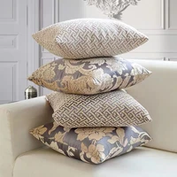 nordic styl home cushion cover ins chenille jacquard pillowcase high quality cotton decorative living sofa chair pillow cases