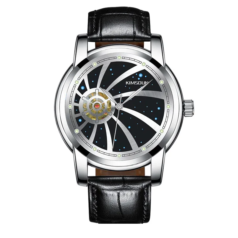 

Top Brand KIMSDUN Men's Luxury Business Watch Fashion Sports Tourbillon Automatic Mechanical Watch Waterproof Steel Clock