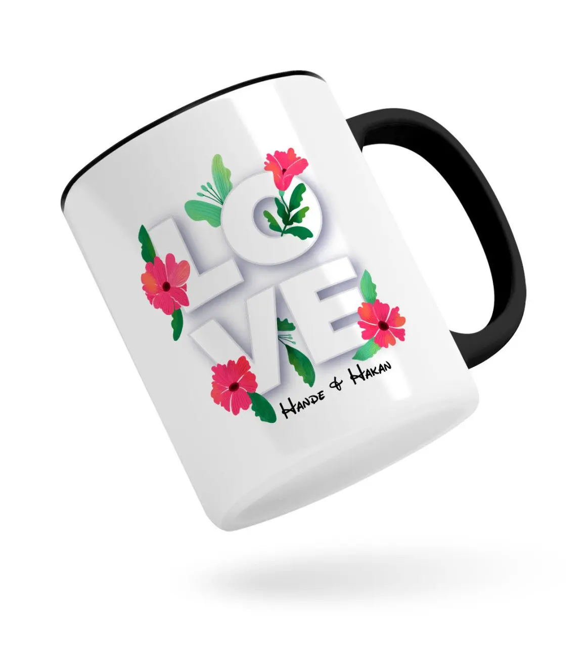 

Персонализированные милого дизайна черная кружка Bardak-3