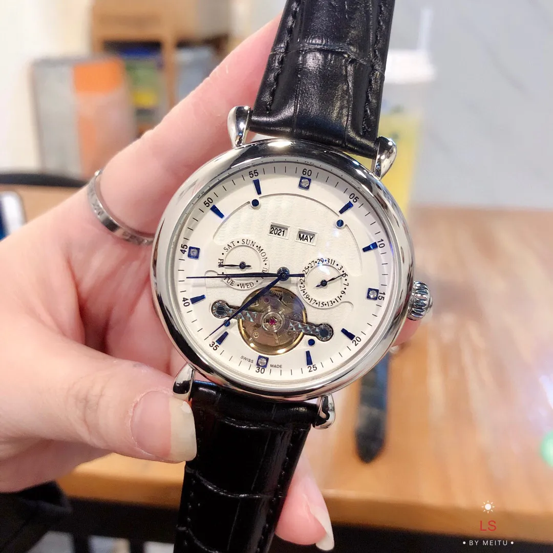 

2021 Watch For Man VC 1:1 Mechanical Automatic Wristwatch Replca Luxury Tourbillion montre homme pagani design